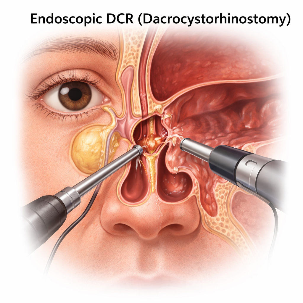 Endoscopic DCR (Dacrocystorhinostomy)