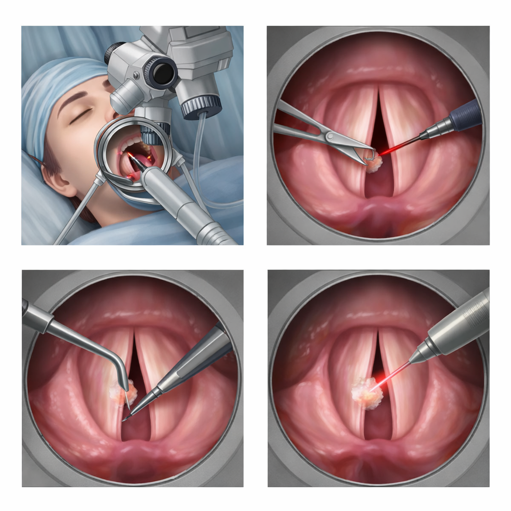 Microlaryngoscopy (Vocal cord surgery)2